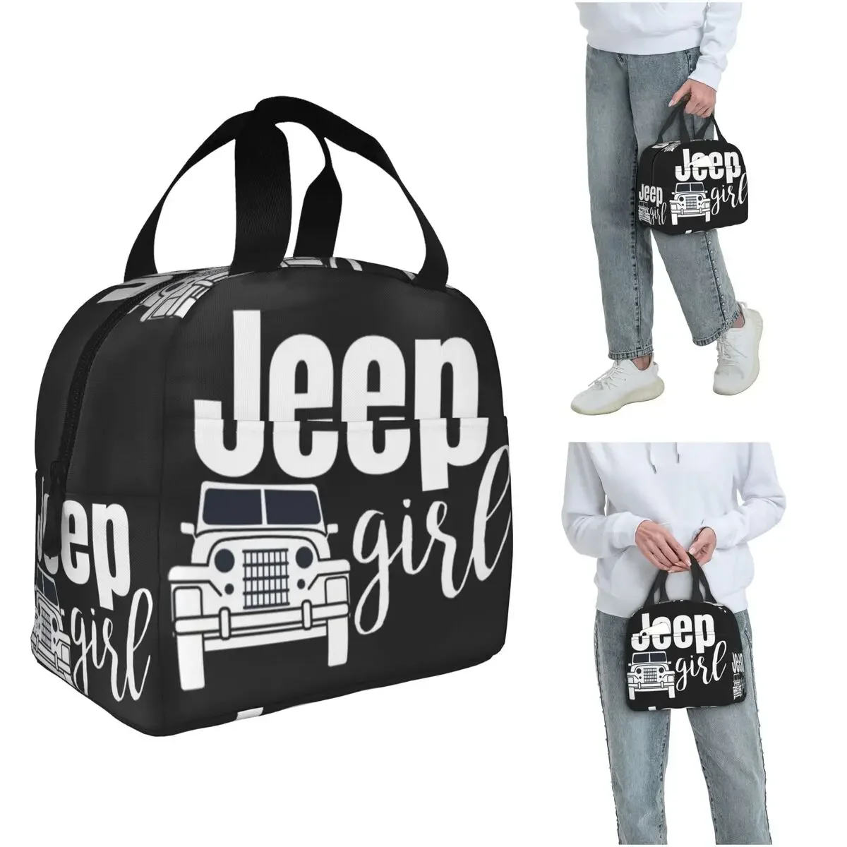 Women'S Jeep Bags - Sac Isotherme à Déjeuner Jeep Girl