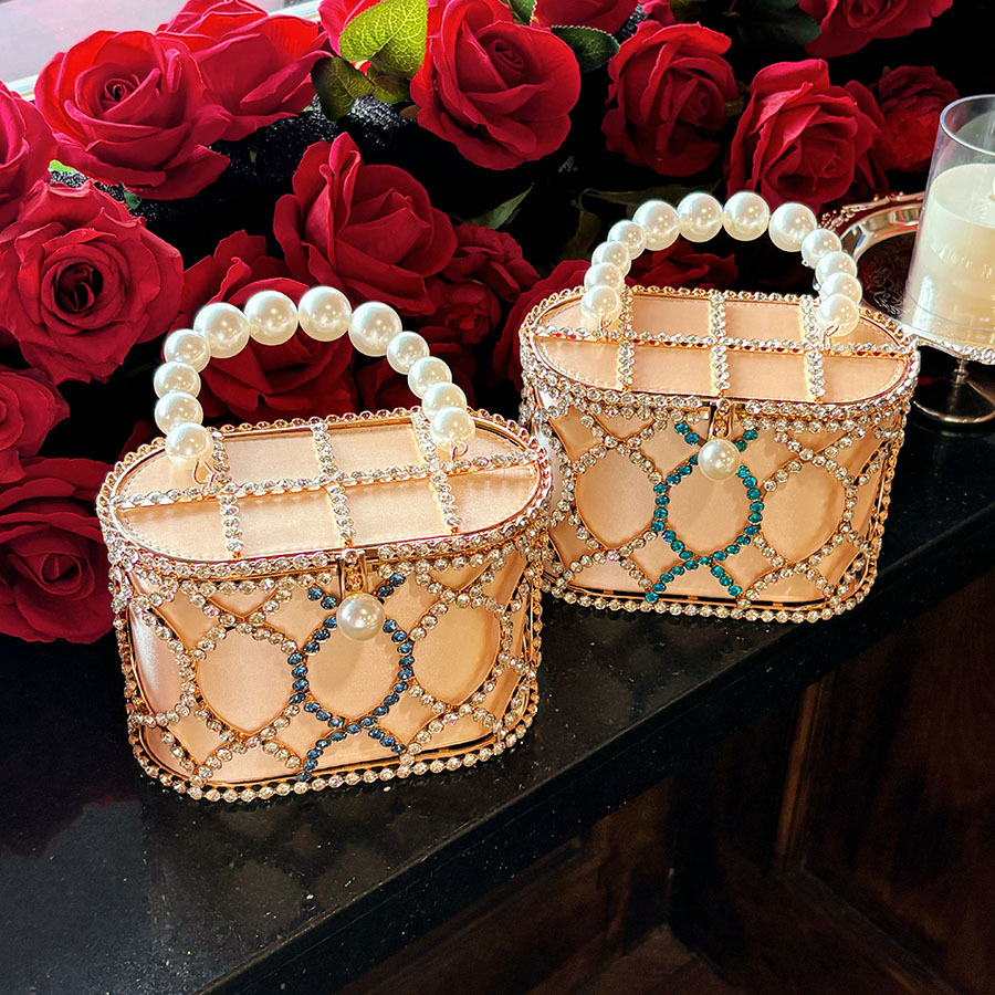 Sac de banquet élégant en mail - Women Handheld Bags avis et prix