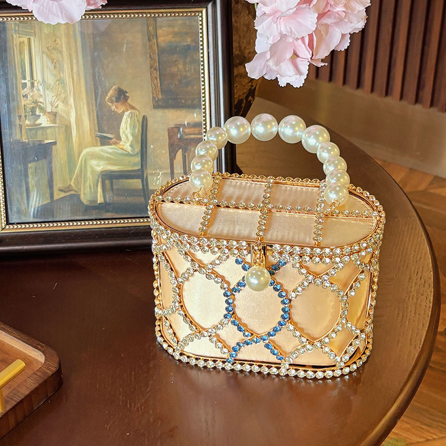 Sac de banquet élégant en mail - Women Handheld Bags avis et prix