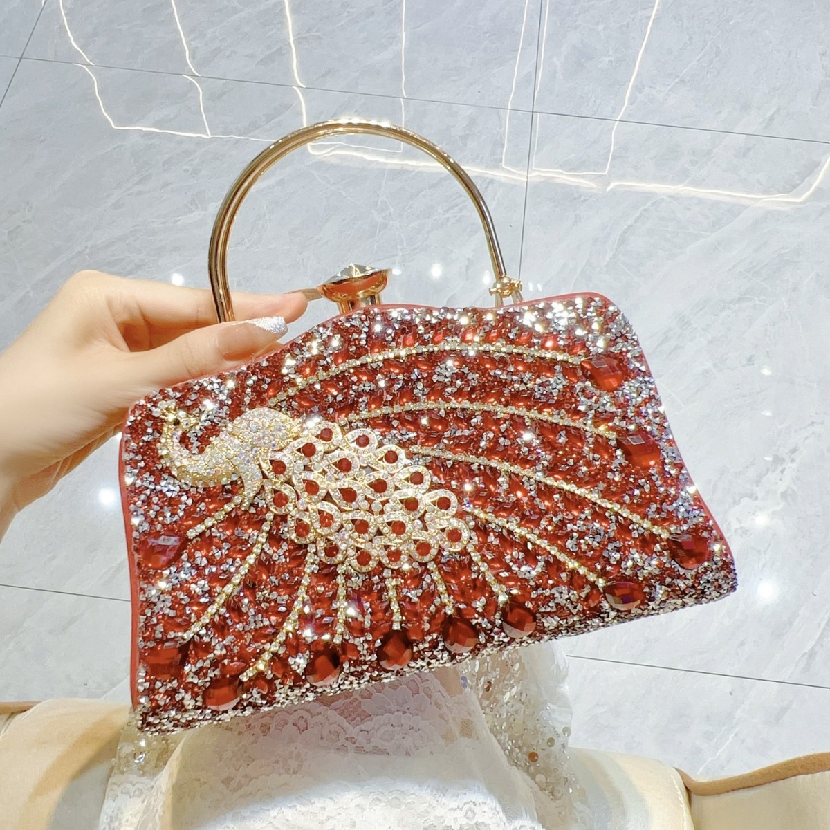 Nouveau sac à main plein de di - Women Handheld Bags avis et prix